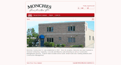 Desktop Screenshot of monchesconstruction.com